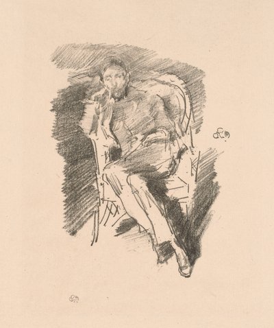 Firelight: Joseph Pennell, nº 2 de James McNeill Whistler