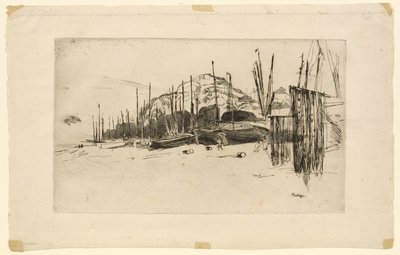 Barcos de pesca, Hastings de James Abbott McNeill Whistler