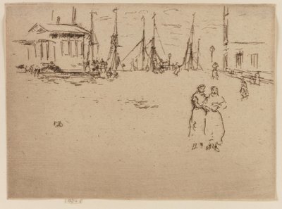 Muelle de pesca, Ostende de James Abbott McNeill Whistler