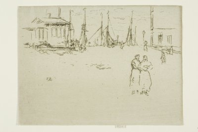 Muelle de pesca, Ostende de James Abbott McNeill Whistler