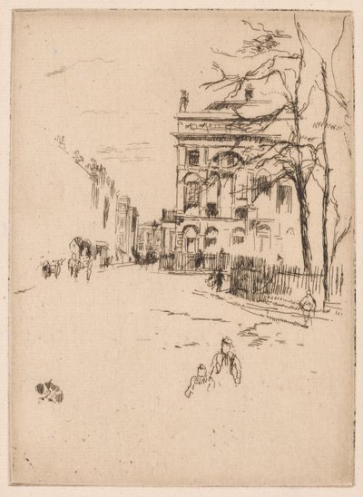 Plaza Fitzroy de James Abbott McNeill Whistler