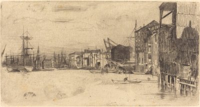 Muelle de Libre Comercio de James Abbott McNeill Whistler