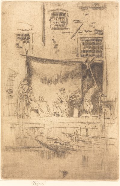 Puesto de frutas de James Abbott McNeill Whistler