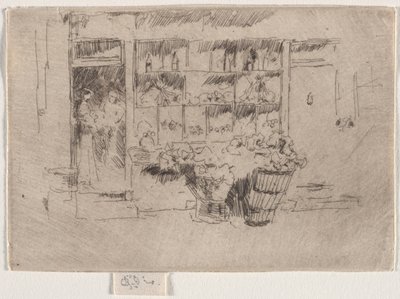 Tienda de fruta de James McNeill Whistler