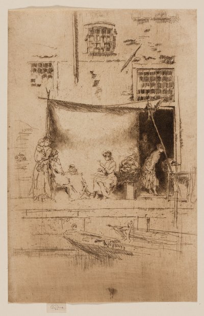 Puesto de frutas de James Abbott McNeill Whistler