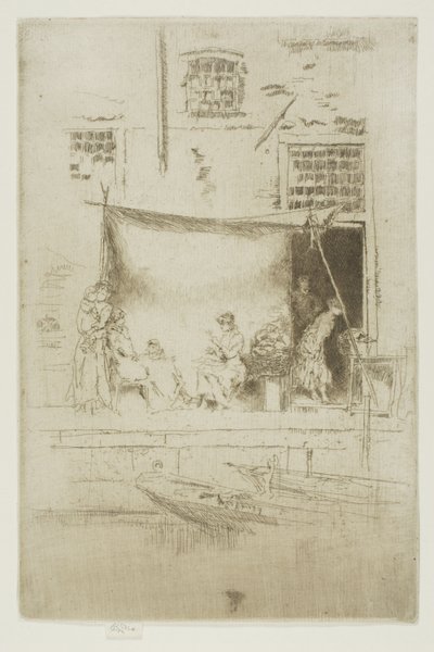 Puesto de frutas de James Abbott McNeill Whistler