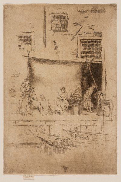 Puesto de frutas de James Abbott McNeill Whistler
