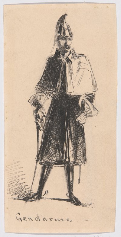 Gendarme de James Abbott McNeill Whistler