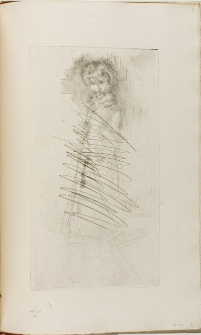 Niña de pie de James Abbott McNeill Whistler