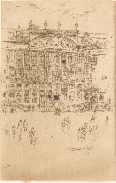 Gran Plaza, Bruselas de James Abbott McNeill Whistler