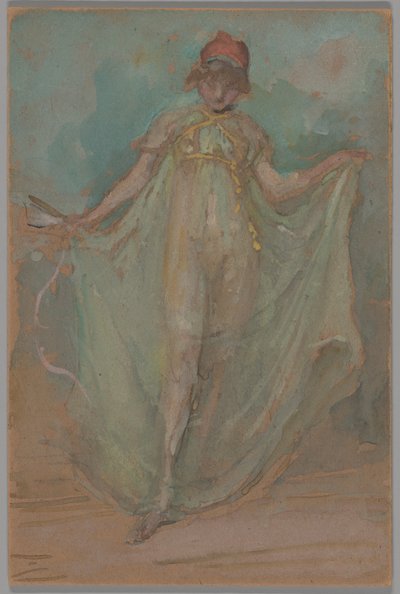 Verde y Azul: La Bailarina de James McNeill Whistler