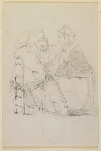 Grupo conversando de James Abbott McNeill Whistler