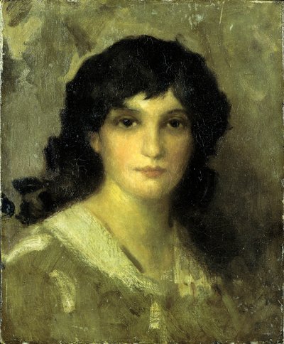 Cabeza de mujer joven de James McNeill Whistler