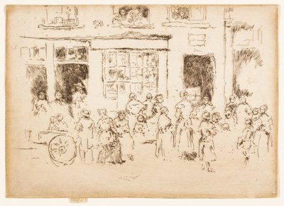 Calle Alta, Bruselas de James Abbott McNeill Whistler