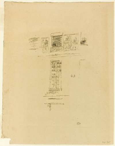 Ventanas del Hôtel Colbert de James McNeill Whistler
