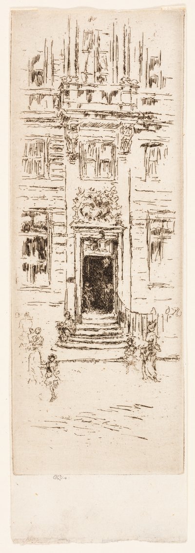 Casa del Cisne, Bruselas de James Abbott McNeill Whistler