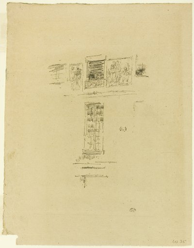 Ventanas del Hôtel Colbert de James Abbott McNeill Whistler