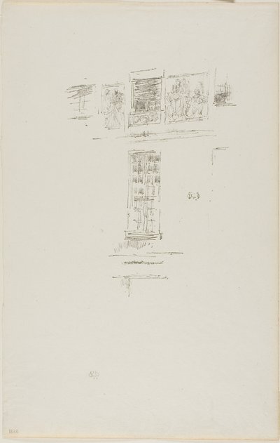 Ventanas del Hôtel Colbert de James Abbott McNeill Whistler