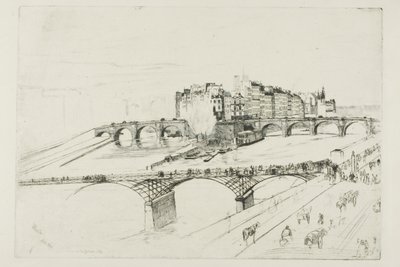 Isla de la Cité, París de James Abbott McNeill Whistler