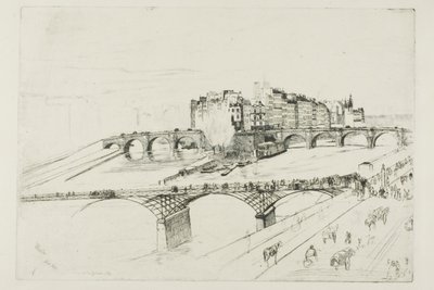 Isla de la Cité, París de James McNeill Whistler