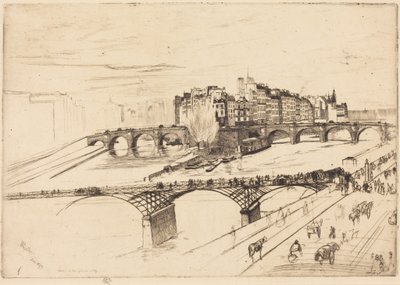 Île de la Cité, París de James McNeill Whistler