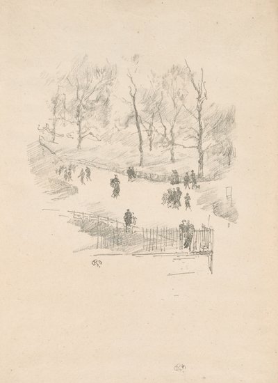 Jardines de Kensington de James Abbott McNeill Whistler