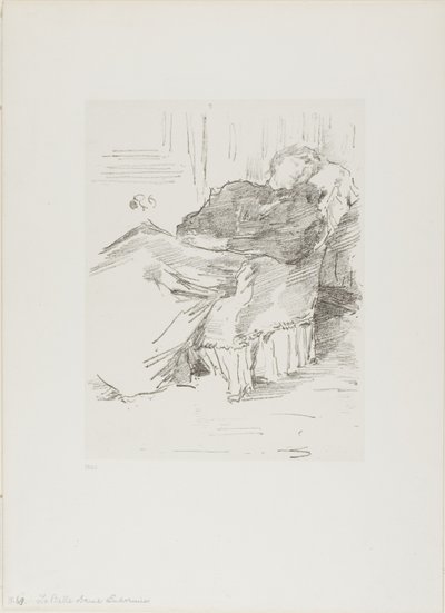 La Bella Dama Dormida de James Abbott McNeill Whistler