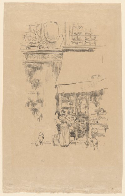 La frutera de la rue de Grenelle de James Abbott McNeill Whistler