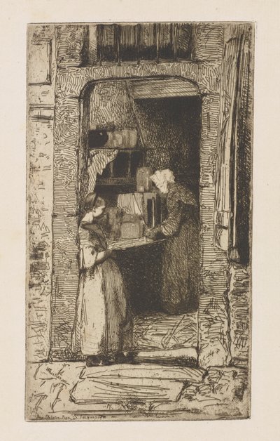 La vendedora de mostaza de James Abbott McNeill Whistler