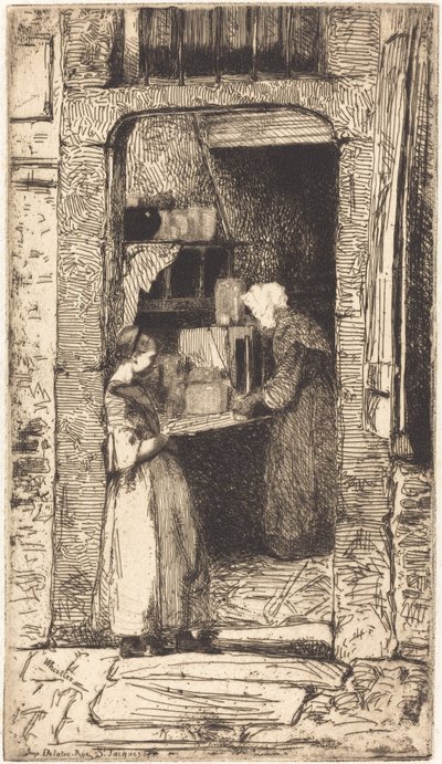 La vendedora de mostaza de James Abbott McNeill Whistler