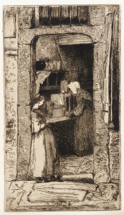 La Vendedora de Mostaza de James Abbott McNeill Whistler