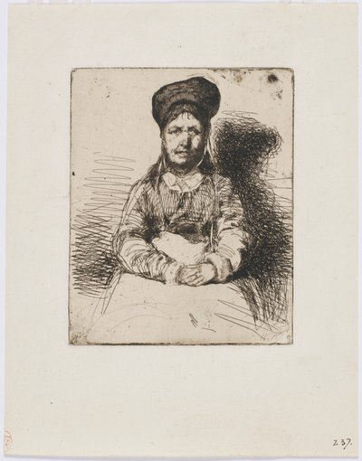 La Retameuse. Uno de los Doce Grabados de la Naturaleza (El Conjunto Francés) de James Abbott McNeill Whistler