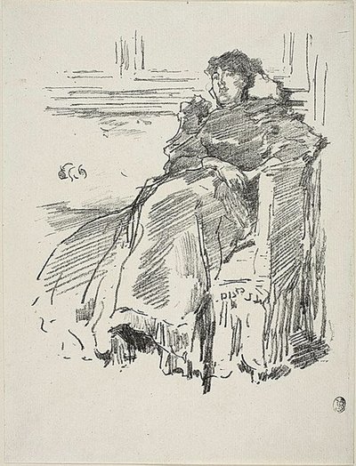 El vestido rojo de James Abbott McNeill Whistler
