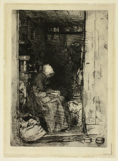 La Vieja con Trapos de James Abbott McNeill Whistler