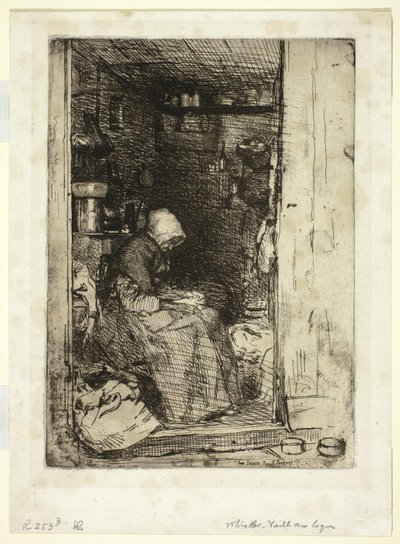 La Vieja con Trapos de James Abbott McNeill Whistler
