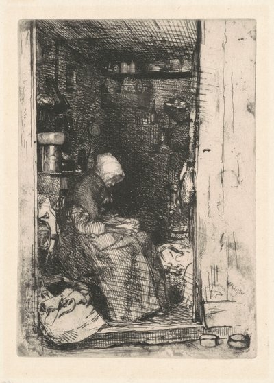 La Vieja con Harapos de James Abbott McNeill Whistler