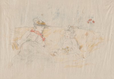 Dama y niño de James Abbott McNeill Whistler