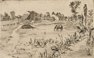 Paisaje con Caballos de James Abbott McNeill Whistler