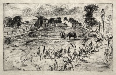 Paisaje con el caballo de James McNeill Whistler