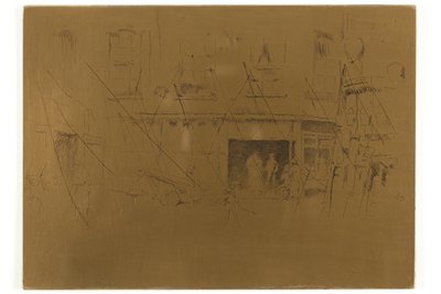 Patio Pequeño de James McNeill Whistler