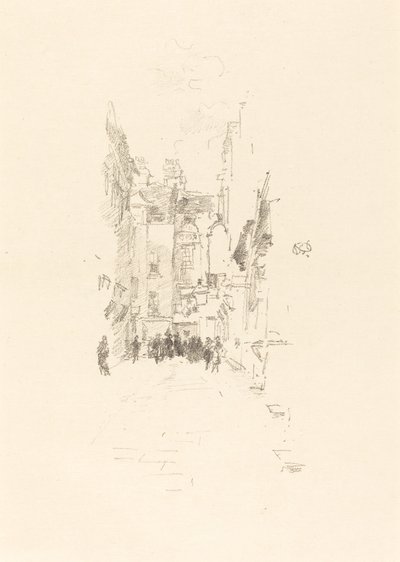 Pequeño patio, Cloth Fair de James Abbott McNeill Whistler