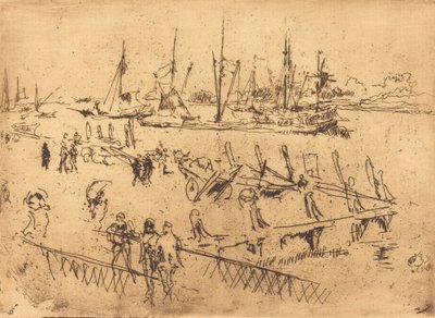 Pequeño Dordrecht de James Abbott McNeill Whistler