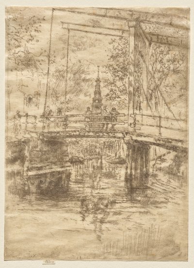 Pequeño puente levadizo, Ámsterdam de James McNeill Whistler