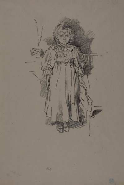 Pequeña Evelyn de James Abbott McNeill Whistler
