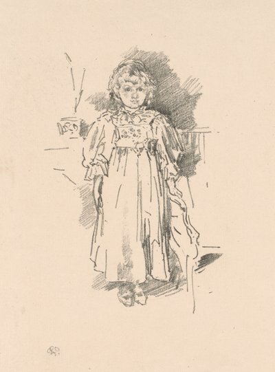 Pequeña Evelyn de James Abbott McNeill Whistler