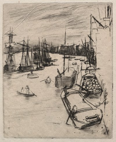 Pequeño Wapping de James McNeill Whistler