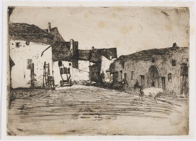 Liverdun. Uno de los Doce Grabados de la Naturaleza de James Abbott McNeill Whistler