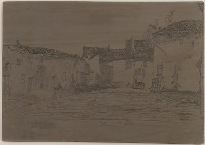 Liverdun. Uno de los <em>Doce grabados de la naturaleza</em> de James Abbott McNeill Whistler