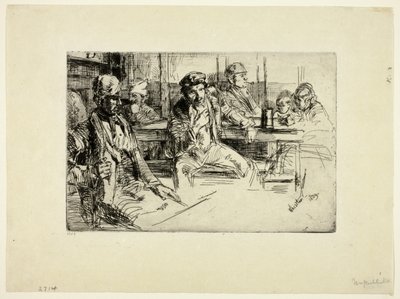 Hombres de la costa de James Abbott McNeill Whistler