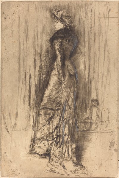 Maud, de pie de James Abbott McNeill Whistler